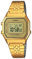 Casio Naisten kello LA680WEGA-9ER Collection LCD/Kullansävytetty
