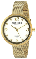 Akribos XXIV Naisten kello AK875YG Diamond Valkoinen/Kullansävytetty