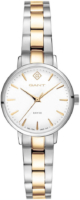 Gant Naisten kello G126010 Valkoinen/Kullansävytetty teräs Ø28 mm