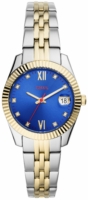 Fossil Naisten kello ES4899 Scarlette Mini Sininen/Kullansävytetty
