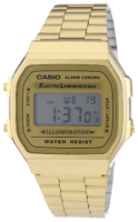 Casio Miesten kello A168WG-9EF Collection LCD/Kullansävytetty teräs
