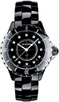 Chanel Naisten kello H1625 J12 Musta/Keraaminen Ø33 mm