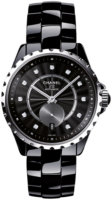Chanel Naisten kello H4344 J12 Musta/Keraaminen Ø36.5 mm
