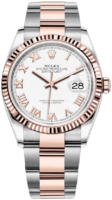 Rolex Naisten kello 126231-0016 Datejust 36 Valkoinen/18K punakultaa