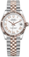 Rolex Naisten kello 278271-0002 Datejust 31 Valkoinen/18K punakultaa