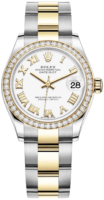 Rolex Naisten kello 278383RBR-0001 Datejust 31 Valkoinen/18K