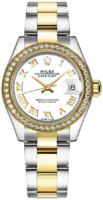 Rolex Naisten kello 279383RBR-0024 Lady-Datejust 28 Valkoinen/18K
