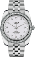 Tudor 21020-0001 Classic Date Valkoinen/Teräs Ø38 mm