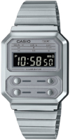 Casio Naisten kello A100WE-7BEF Vintage LCD/Teräs