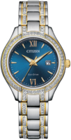 Citizen Naisten kello FE1234-50L Silhouette Sininen/Kullansävytetty