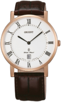 Orient Miesten kello FGW0100EW0 Classic Valkoinen/Nahka Ø38 mm