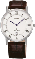 Orient Miesten kello FGW0100HW0 Classic Valkoinen/Nahka Ø38 mm