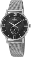 Festina F20568-4 Retro Musta/Teräs Ø36 mm
