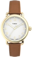 Timex Naisten kello TW2U13300 Standard Valkoinen/Nahka Ø34 mm