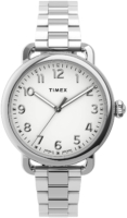 Timex Naisten kello TW2U13700 Standard Valkoinen/Teräs Ø34 mm