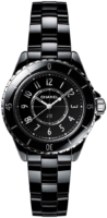 Chanel Naisten kello H5695 J12 Musta/Keraaminen Ø33 mm