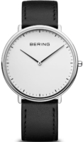 Bering 15739-404 Ultra Slim Valkoinen/Nahka Ø39 mm