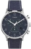 Timex Miesten kello TW2T71300 Sininen/Nahka Ø40 mm