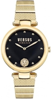 Versus by Versace Naisten kello VSP1G0621 Musta/Kullansävytetty