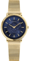 Versace Naisten kello VE8104021 V Circle Sininen/Kullansävytetty