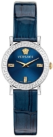 Versace Naisten kello VE6M00122 Petit Sininen/Nahka Ø28 mm