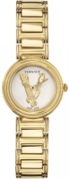Versace Naisten kello VET300221 Virtus Set Valkoinen/Kullansävytetty