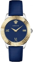 Versace Naisten kello VEVC00219 Greca Sininen/Nahka Ø39 mm