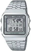 Casio A500WA-7DF Classic LCD/Teräs 34x31 mm