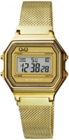 Q&Q Naisten kello M173J026Y Classic LCD/Kullansävytetty teräs