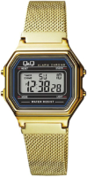 Q&Q Naisten kello M173J027Y Classic LCD/Kullansävytetty teräs