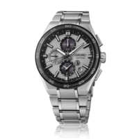 Seiko  Astron Premium GPS Solar Dual-Time Chronograph rannekello